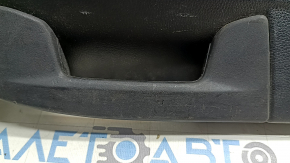 Lower trunk door trim for Toyota Rav4 19-25, black, with handles, scratches