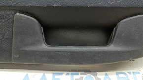 Lower trunk door trim for Toyota Rav4 19-25, black, with handles, scratches