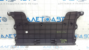 Rear central floor lining Toyota Rav4 19-25 hybrid black, scratches