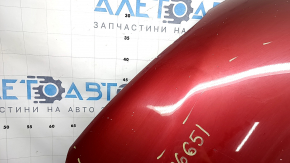 Bare hood Lincoln MKZ 17-20 aluminum, red RR, chips