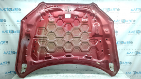Bare hood Lincoln MKZ 17-20 aluminum, red RR, chips