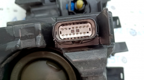 Left front headlight assembly Lincoln MKZ 17-19 level 7, LED type 2, chips, needs polishing, scratches