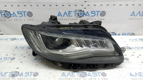 Front right headlight assembly Lincoln MKZ 17-19 level 7, LED, type 2, chips, needs polishing, scratches