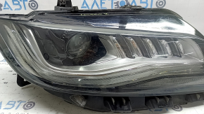 Front right headlight assembly Lincoln MKZ 17-19 level 7, LED, type 2, chips, needs polishing, scratches