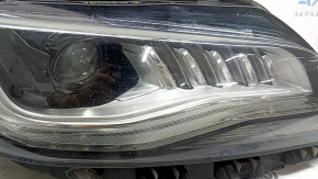 Front right headlight assembly Lincoln MKZ 17-19 level 7, LED, type 2, chips, needs polishing, scratches