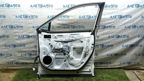 Front right door assembly Toyota Rav4 19-23 white 040, dented, scratches, bump