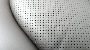 Rear seat cushion, 2nd row, Mazda CX-5 19-22, brown leather with perforation, heated, blown, dented, scratches