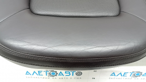 Rear seat cushion, 2nd row, Mazda CX-5 19-22, brown leather with perforation, heated, blown, dented, scratches
