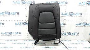 Backrest of the rear row 2nd row right Mazda CX-5 19-23 brown leather with perforation, heated, dented, scratches