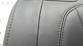 Backrest of the rear row 2nd row right Mazda CX-5 19-23 brown leather with perforation, heated, dented, scratches