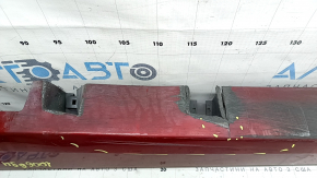 Left threshold Lincoln MKZ 13-20 red with seals, worn, cracks, scratches