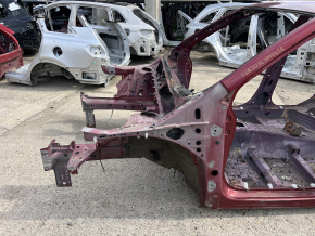 Front left quarter panel of Subaru Forester 19-24 SK on the body, red, corrosion
