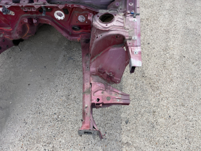 Front left quarter panel of Subaru Forester 19-24 SK on the body, red, corrosion