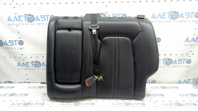 Left rear seat backrest Lincoln MKZ 17-20 black leather, with belt and armrest