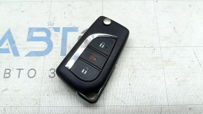 Smart key Toyota Rav4 19-25, 3 buttons, hybrid, folding, scratches, chips