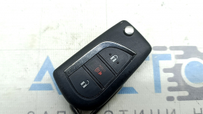 Smart key Toyota Rav4 19-25, 3 buttons, hybrid, folding, scratches, chips