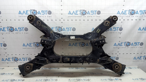 The rear subframe of the Nissan Murano z52 15-24 AWD is rusty, with microcracks in the transmission