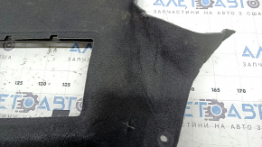 Left arch trim for Lincoln MKZ 13-20 hybrid, black, without hatch, creased, torn, needs dry cleaning