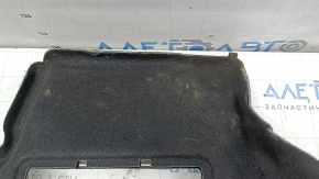 Left arch trim for Lincoln MKZ 13-20 hybrid, black, without hatch, creased, torn, needs dry cleaning