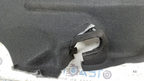 Left arch trim for Lincoln MKZ 13-20 hybrid, black, without hatch, creased, torn, needs dry cleaning