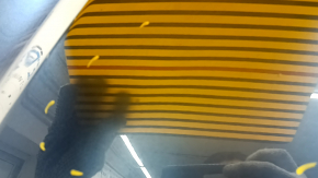 Naked hood Mazda CX-5 17-25 steel, blue 45B, in film, dents, bump, reinforcement came off