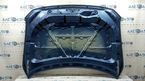 Naked hood Mazda CX-5 17-25 steel, blue 45B, in film, dents, bump, reinforcement came off