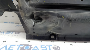 The left underbody protection of Nissan Murano z52 15-24 is dented and torn