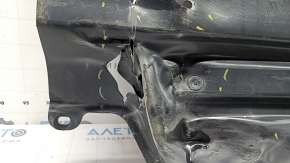 The left underbody protection of Nissan Murano z52 15-24 is dented and torn