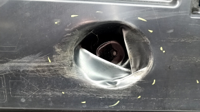 The left underbody protection of Nissan Murano z52 15-24 is dented and torn