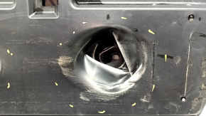 The left underbody protection of Nissan Murano z52 15-24 is dented and torn