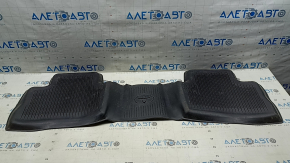 Set of floor mats for Toyota Rav4 19-25 black rubber, scuffs, tears