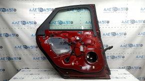 Door assembly rear left Lincoln MKZ 13-20 keyless, red RR, bumps, cracked side trims