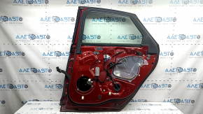 Door assembly rear right Lincoln MKZ 13-20 keyless, red RR, butt, dent, cracked side trims