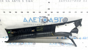 Upper right front pillar trim Lincoln MKZ 17-20 black, fabric tear