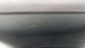 Door trim card rear left Mazda CX-5 17-23 black, armrest leather brown, trim with chrome molding under the tree, BOSE, dented, scratches
