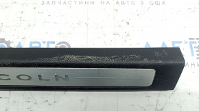 Front right door sill plate Lincoln MKZ 17-20 chrome with backlight, black, scratches, dry cleanable
