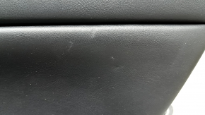 Door trim card rear right Mazda CX-5 17-23 black, armrest leather brown, trim with chrome molding under the tree, BOSE, scratches, dents