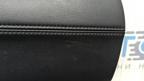Door trim card rear right Mazda CX-5 17-23 black, armrest leather brown, trim with chrome molding under the tree, BOSE, scratches, dents