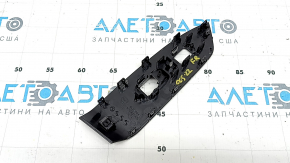 Front right window lift control trim Mazda CX-5 17-25, gloss black, with chrome molding, scratches