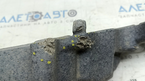 The upper front bumper absorber for Toyota Rav4 19-24 has tears and cracks