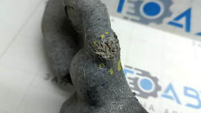 The upper front bumper absorber for Toyota Rav4 19-24 has tears and cracks