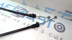 The bracket for the hood release handle of the Audi A6 C8 19-20 with cables, the cable mount is broken