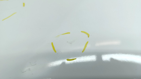 Rear bumper bare left Toyota Rav4 19-25 white 040, scratches
