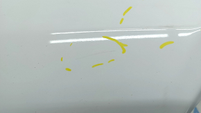 Rear bumper bare left Toyota Rav4 19-25 white 040, scratches