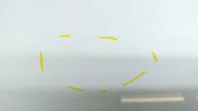 Rear bumper bare left Toyota Rav4 19-25 white 040, scratches