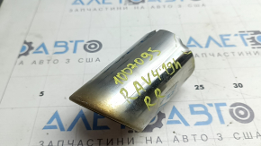 Right muffler tip Toyota Rav4 19-25 chrome, dented, scratches