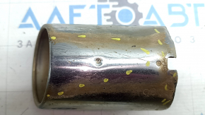 Right muffler tip Toyota Rav4 19-25 chrome, dented, scratches