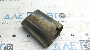 Left muffler tip Toyota Rav4 19-25 chrome, dented, scratches