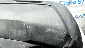 Bare rear bumper, lower part, Toyota Rav4 19-25, without parking sensors, structure, one-piece, non-factory cutout, scratches, tears