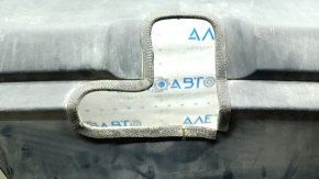 Bare rear bumper, lower part, Toyota Rav4 19-25, without parking sensors, structure, one-piece, non-factory cutout, scratches, tears